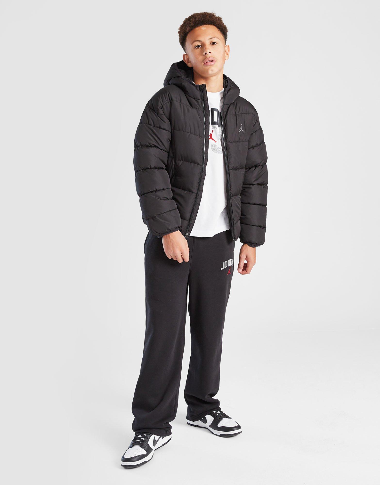 Детско зимно яке JORDAN KURTKA ZIMOWA M J BROOKLYN PUFFER B 95F014-023 Черен