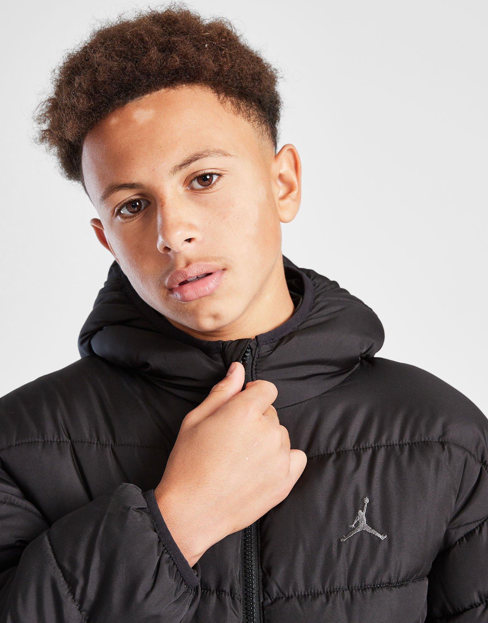 Детско зимно яке JORDAN KURTKA ZIMOWA M J BROOKLYN PUFFER B 95F014-023 Черен