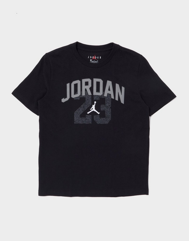 Detské tričko JORDAN TRIČKO JRDN HERITAGE TEE BLK B 95F245-023 Čierna