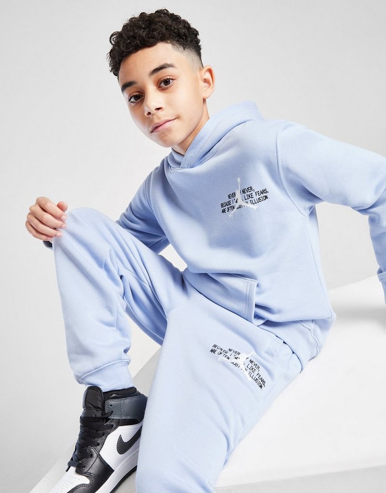 Дитячі кофти JORDAN КОФТА З КАПЮШОНОМ JRDN STAMP HD SKY B 95F246-U8K Блакитний