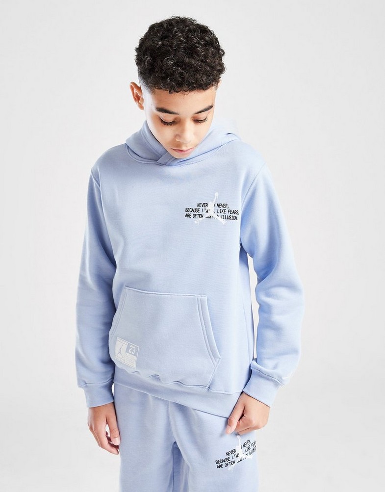 Дитячі кофти JORDAN КОФТА З КАПЮШОНОМ JRDN STAMP HD SKY B 95F246-U8K Блакитний