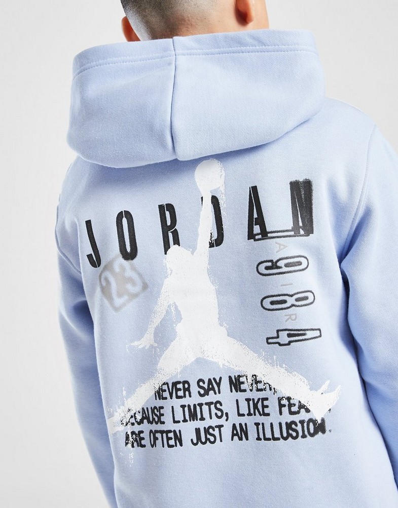 Дитячі кофти JORDAN КОФТА З КАПЮШОНОМ JRDN STAMP HD SKY B 95F246-U8K Блакитний