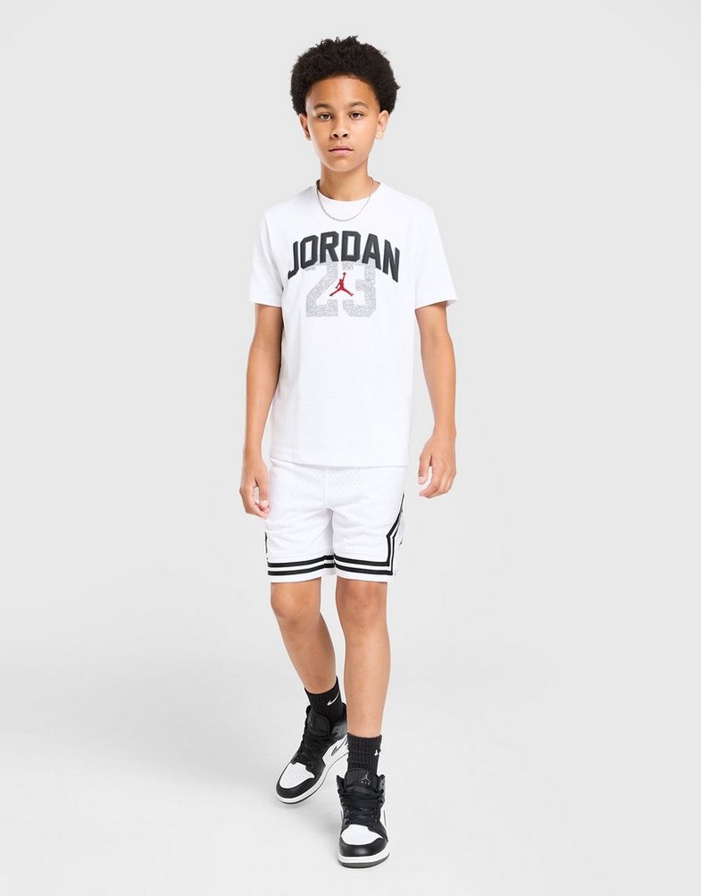 Detské tričko JORDAN TRIČKO JRDN HERITAGE TEE WHT B 95F245-001 Biela