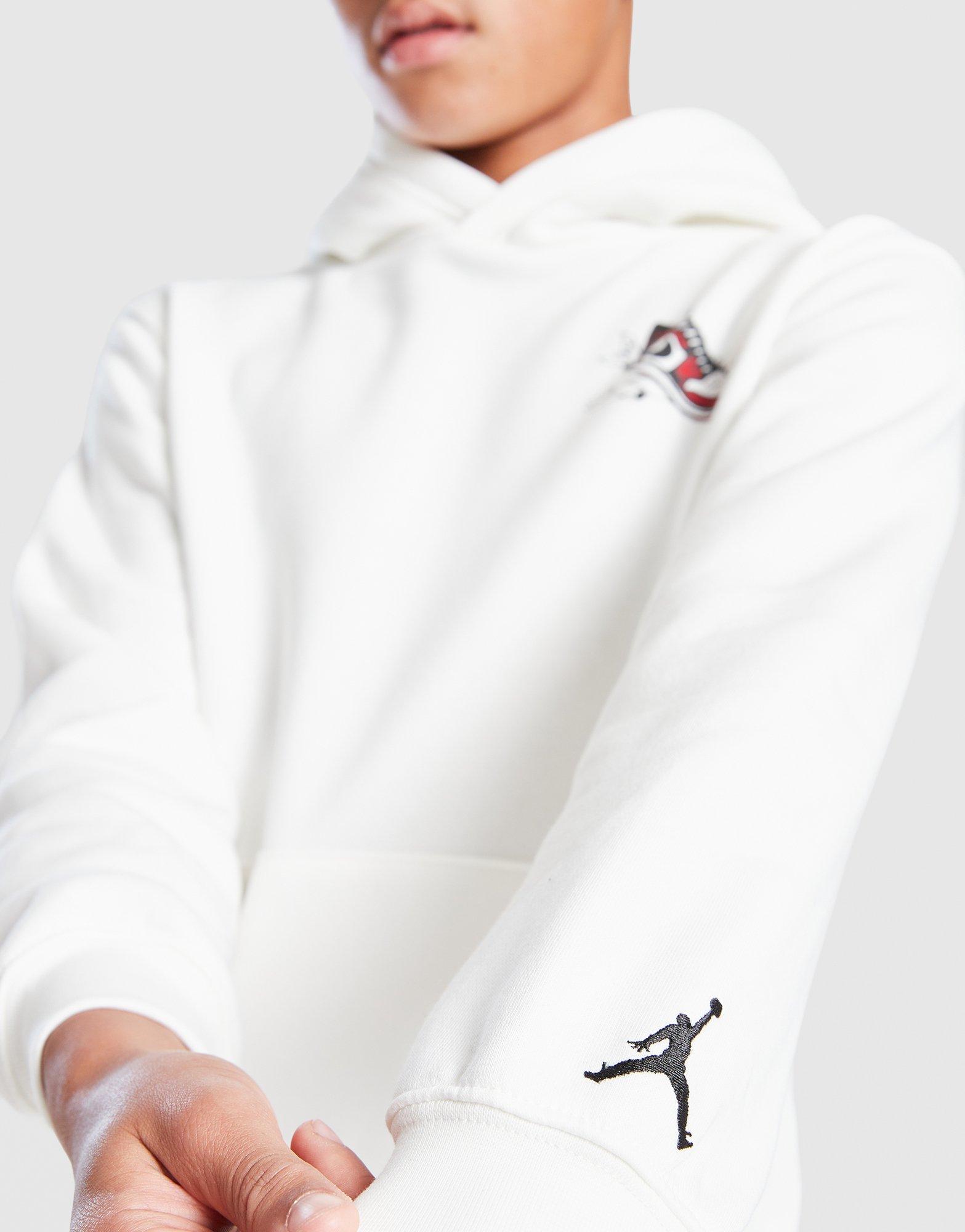 JORDAN BLUZĂ CU GLUGĂ JDN LANDED HD OFF WHITE B 95F281-782 Alb