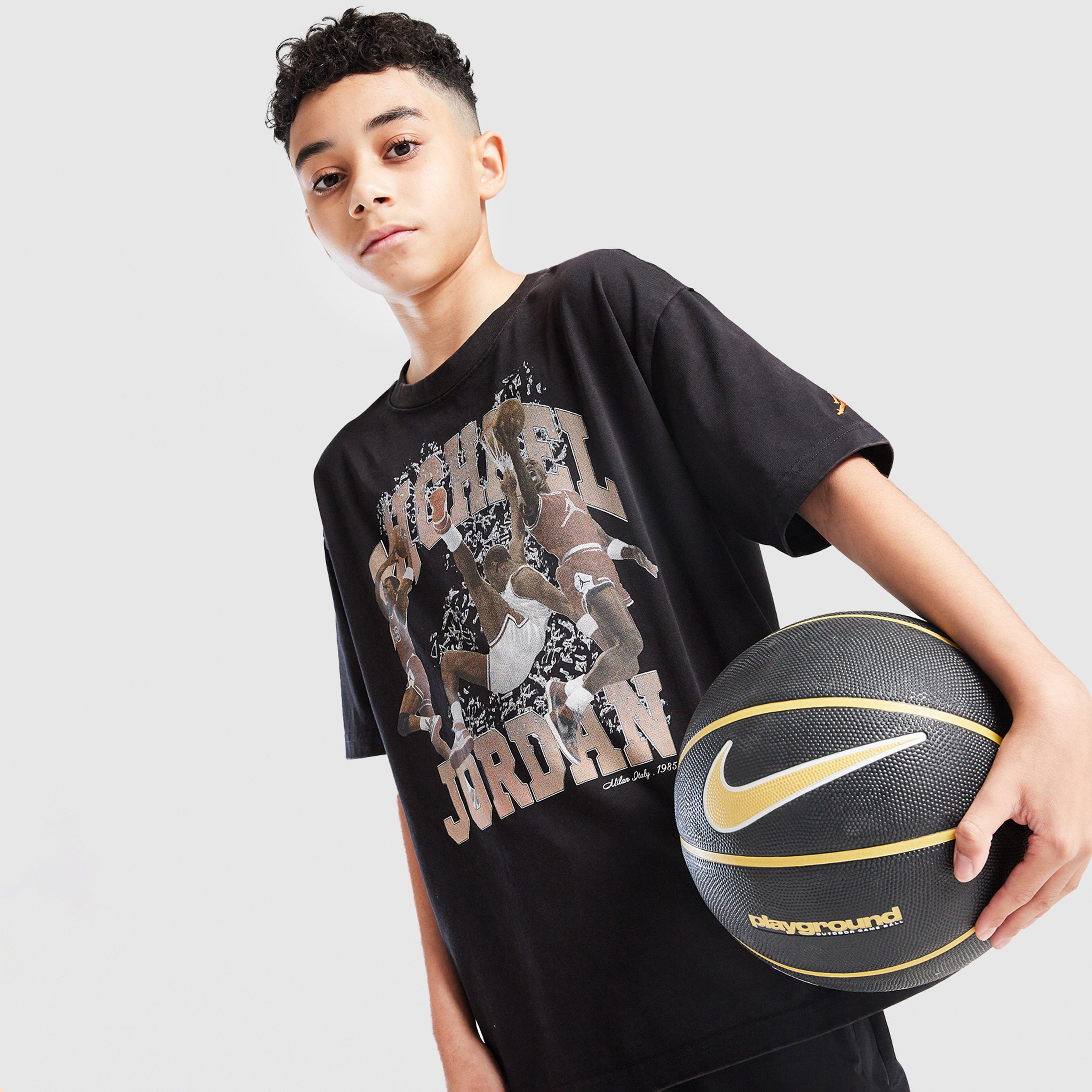 Tricou pentru copii JORDAN TRICOU MJ WSH LGO TEE BLK B