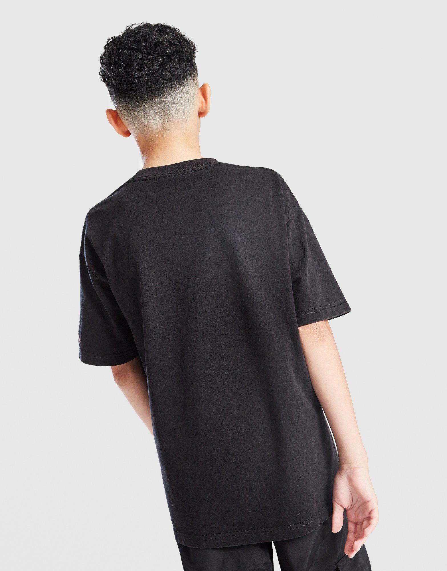 Дитячі футболки JORDAN ФУТБОЛКА MJ WSH LGO TEE BLK B 95F065-023 Чорний