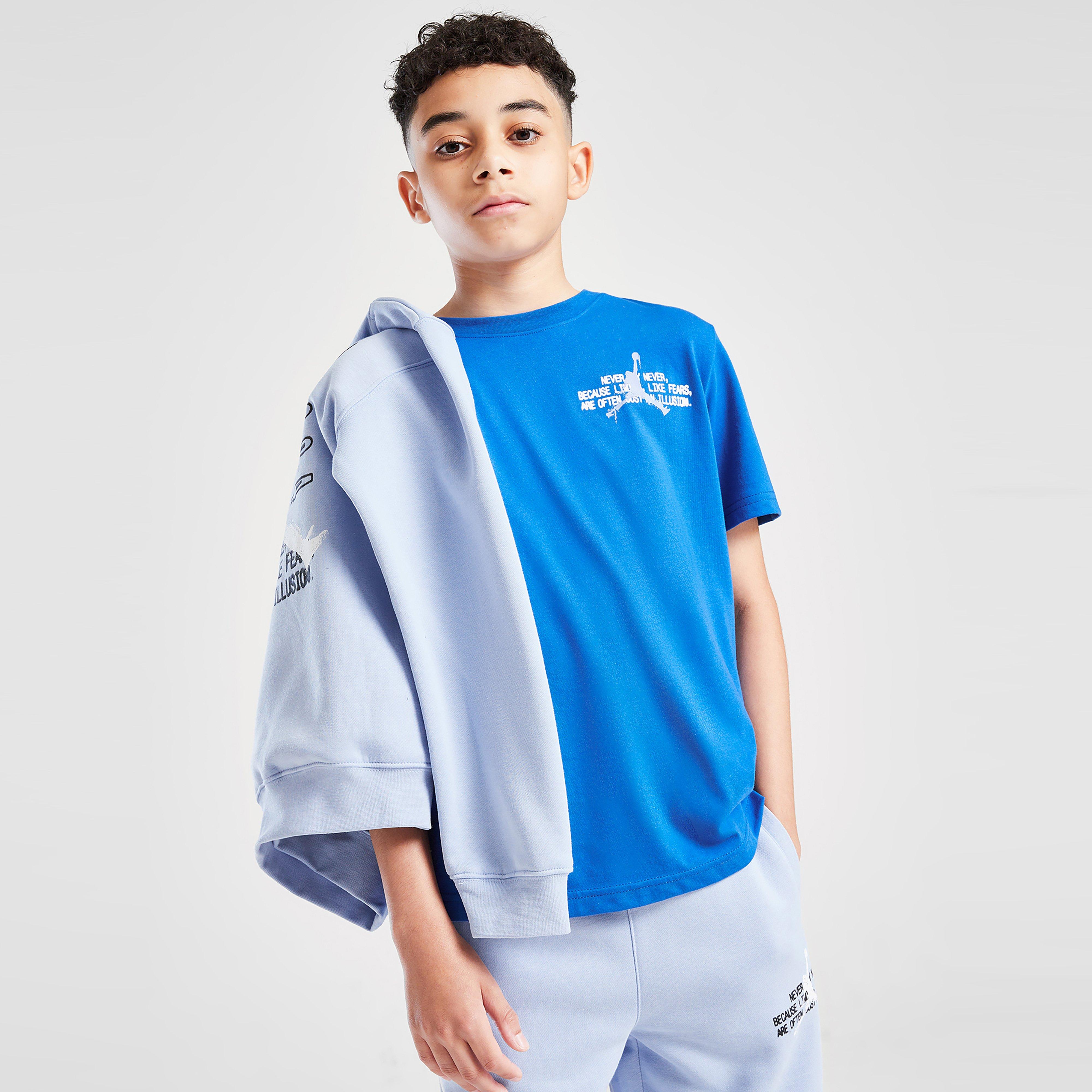 Tricou pentru copii JORDAN TRICOU JRDN STAMP TEE BLU B