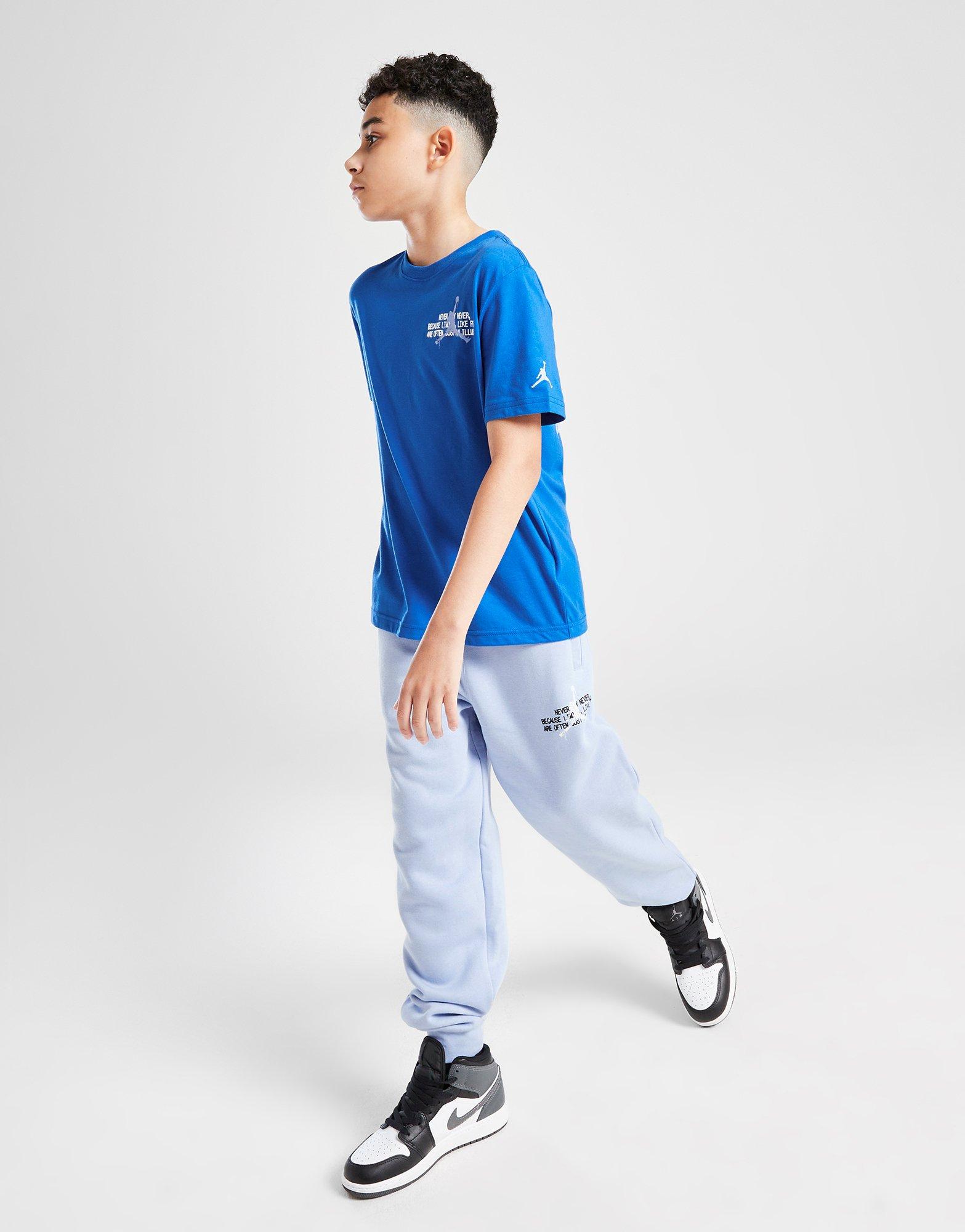 Vaikiški marškinėliai JORDAN MARŠKINĖLIAI JRDN STAMP TEE BLU B 95F248-BB7 Mėlyna