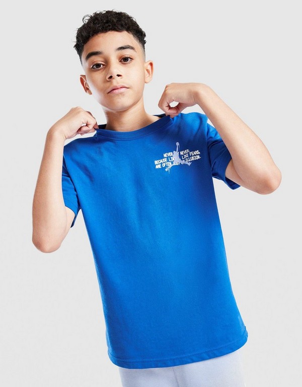 Jordan T-Shirt Jrdn Stamp Tee Blu B - obrazek 3