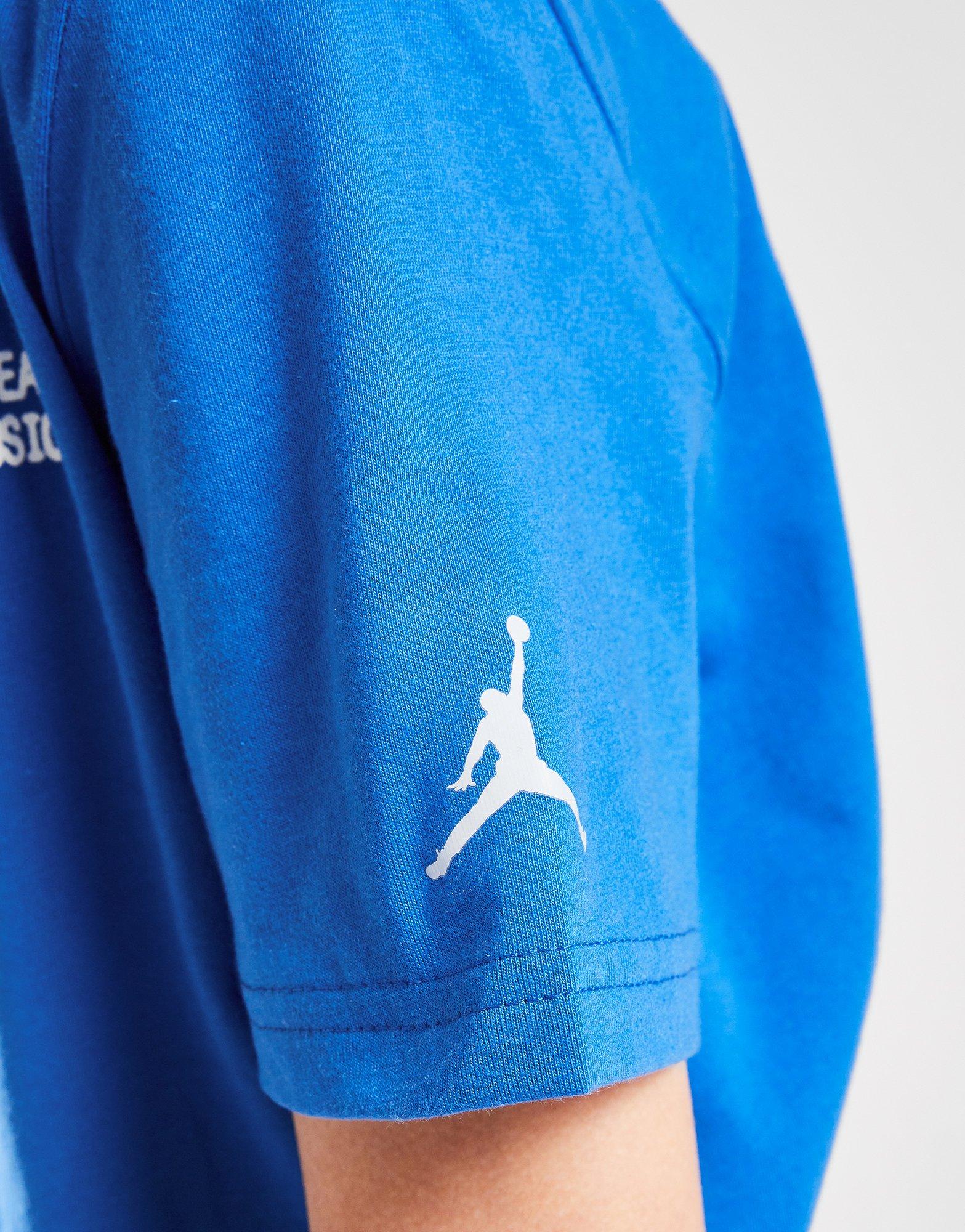 Vaikiški marškinėliai JORDAN MARŠKINĖLIAI JRDN STAMP TEE BLU B 95F248-BB7 Mėlyna