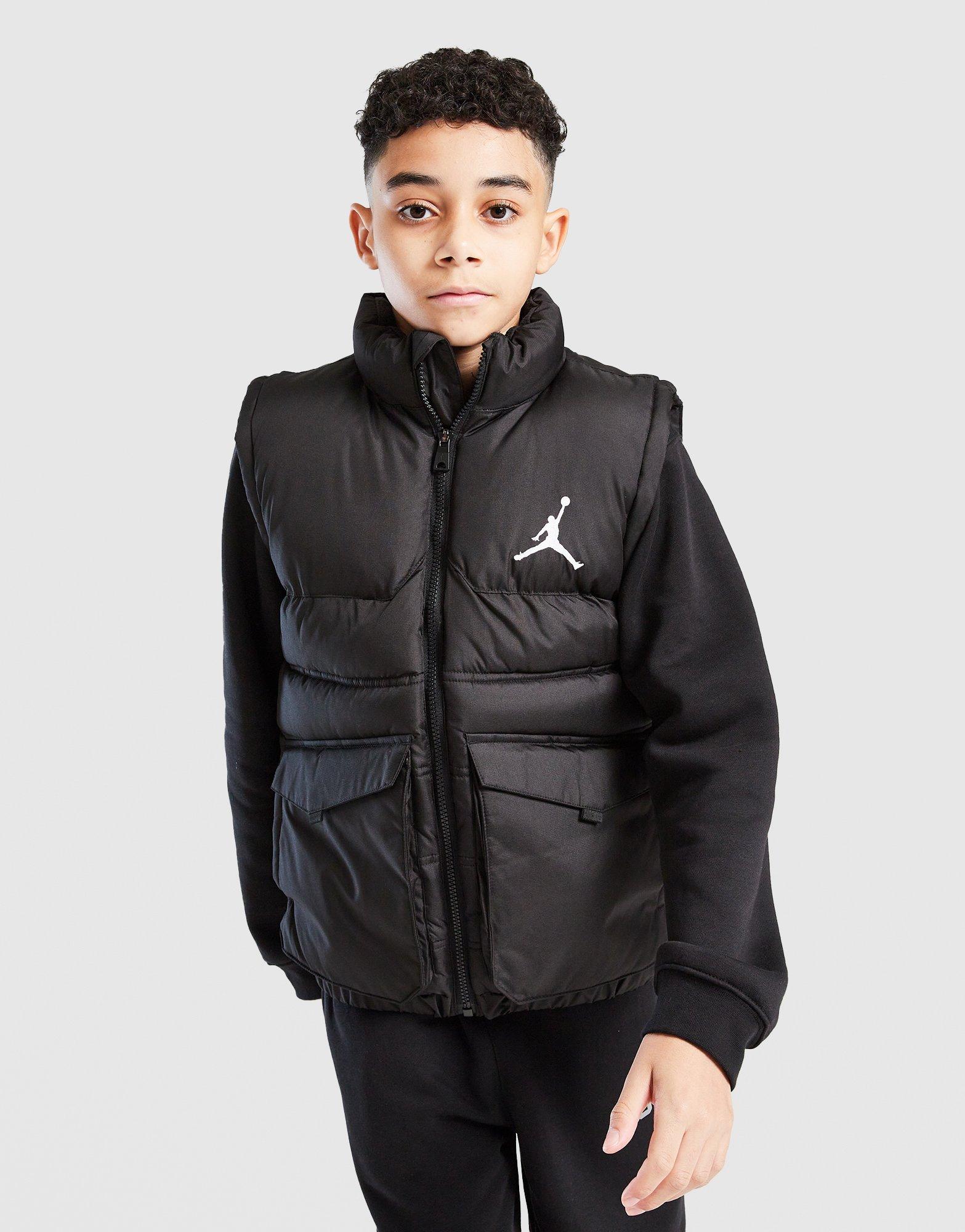 Vestă pentru copii JORDAN VESTĂ JDB PUFFER FILLED VEST BOY 95D532-023 Negru