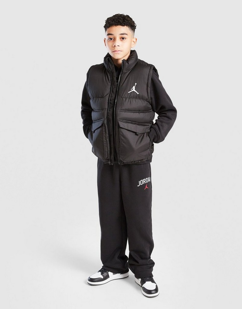 Vestă pentru copii JORDAN VESTĂ JDB PUFFER FILLED VEST BOY 95D532-023 Negru