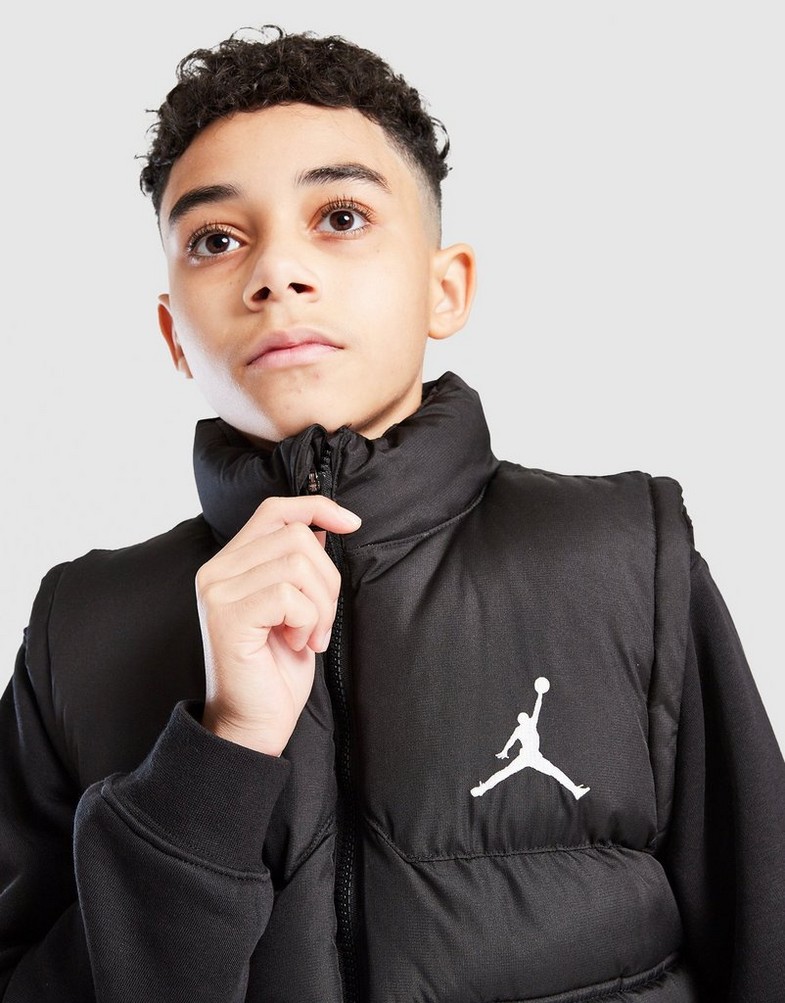 Vestă pentru copii JORDAN VESTĂ JDB PUFFER FILLED VEST BOY 95D532-023 Negru