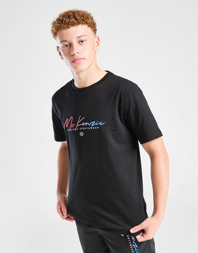 Tricou pentru copii MCKENZIE TRICOU SHADOWS TEE BLK-BLK MCKTJB16716007 Negru
