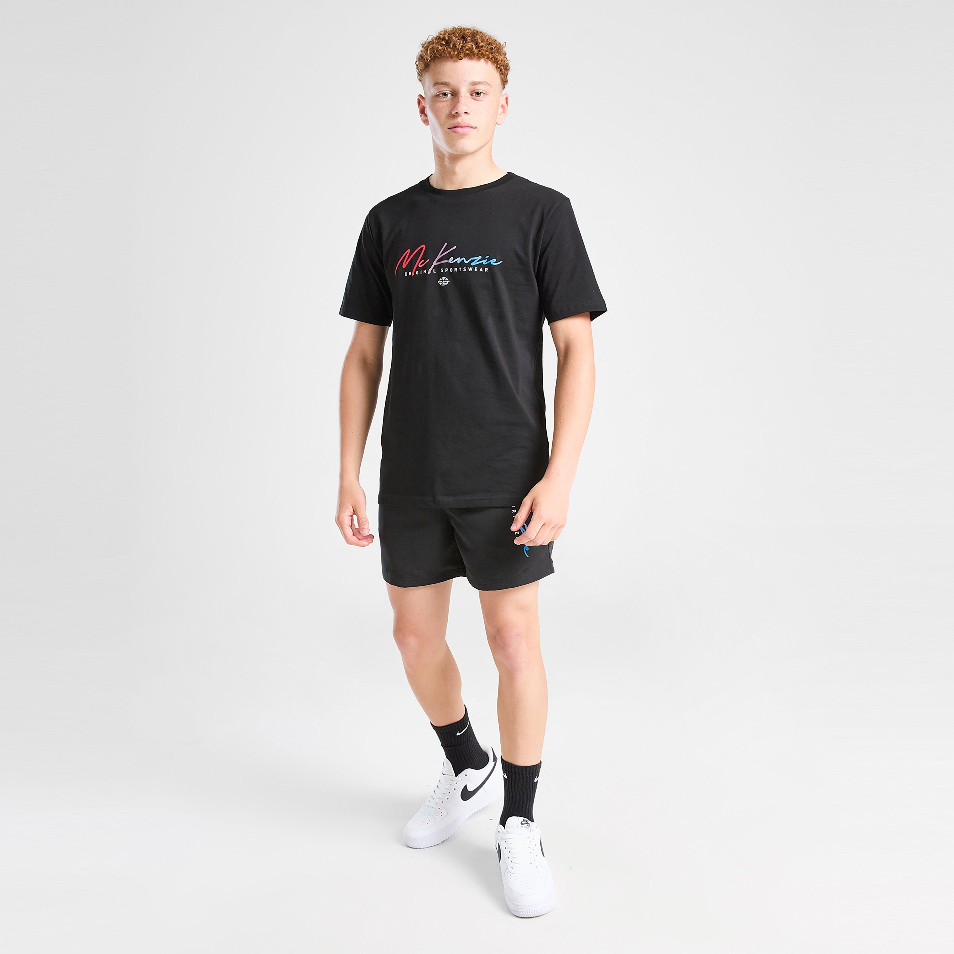 Gyerek póló MCKENZIE PÓLÓ SHADOWS TEE BLK-BLK