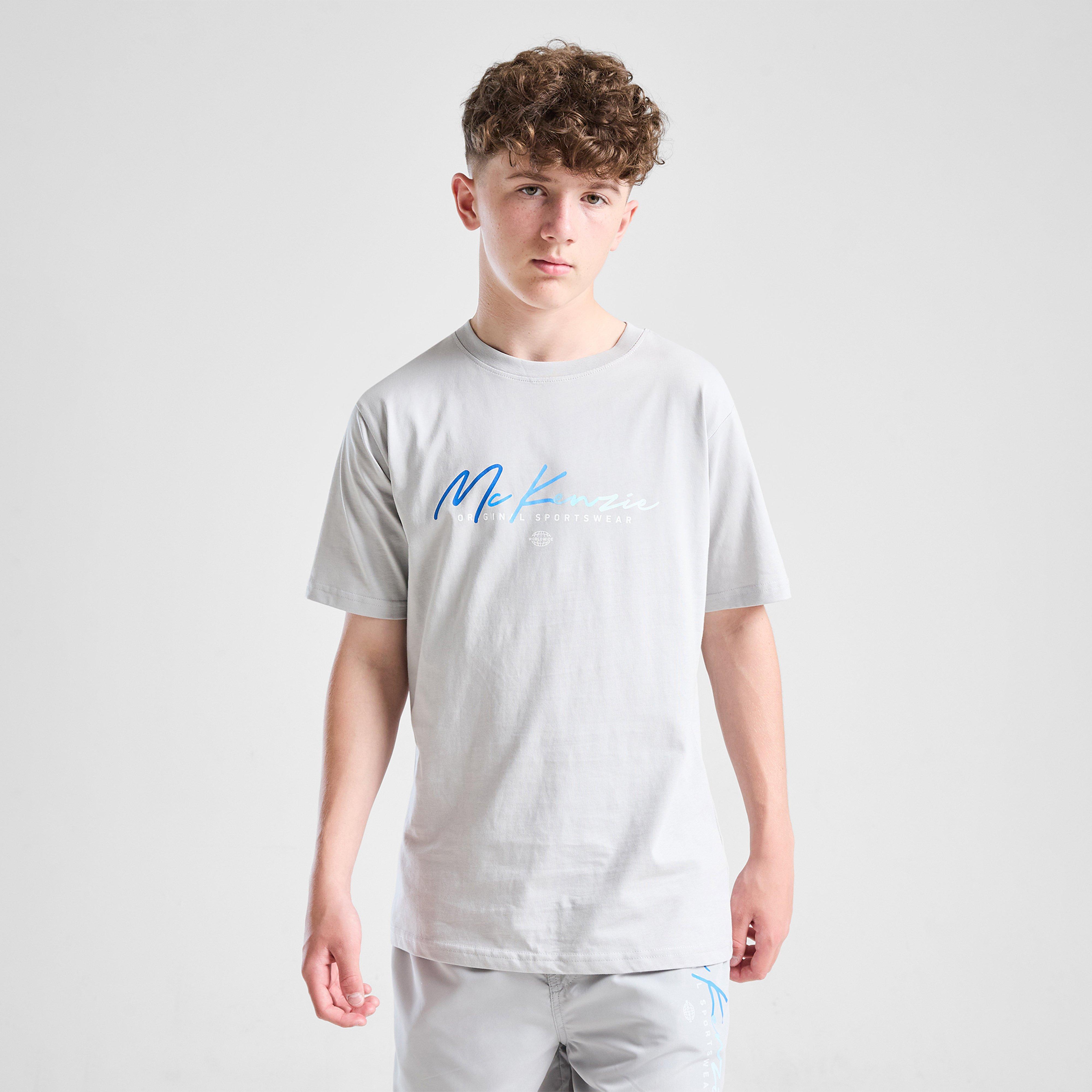 Gyerek póló MCKENZIE PÓLÓ SHADOWS TEE GRY-HIR