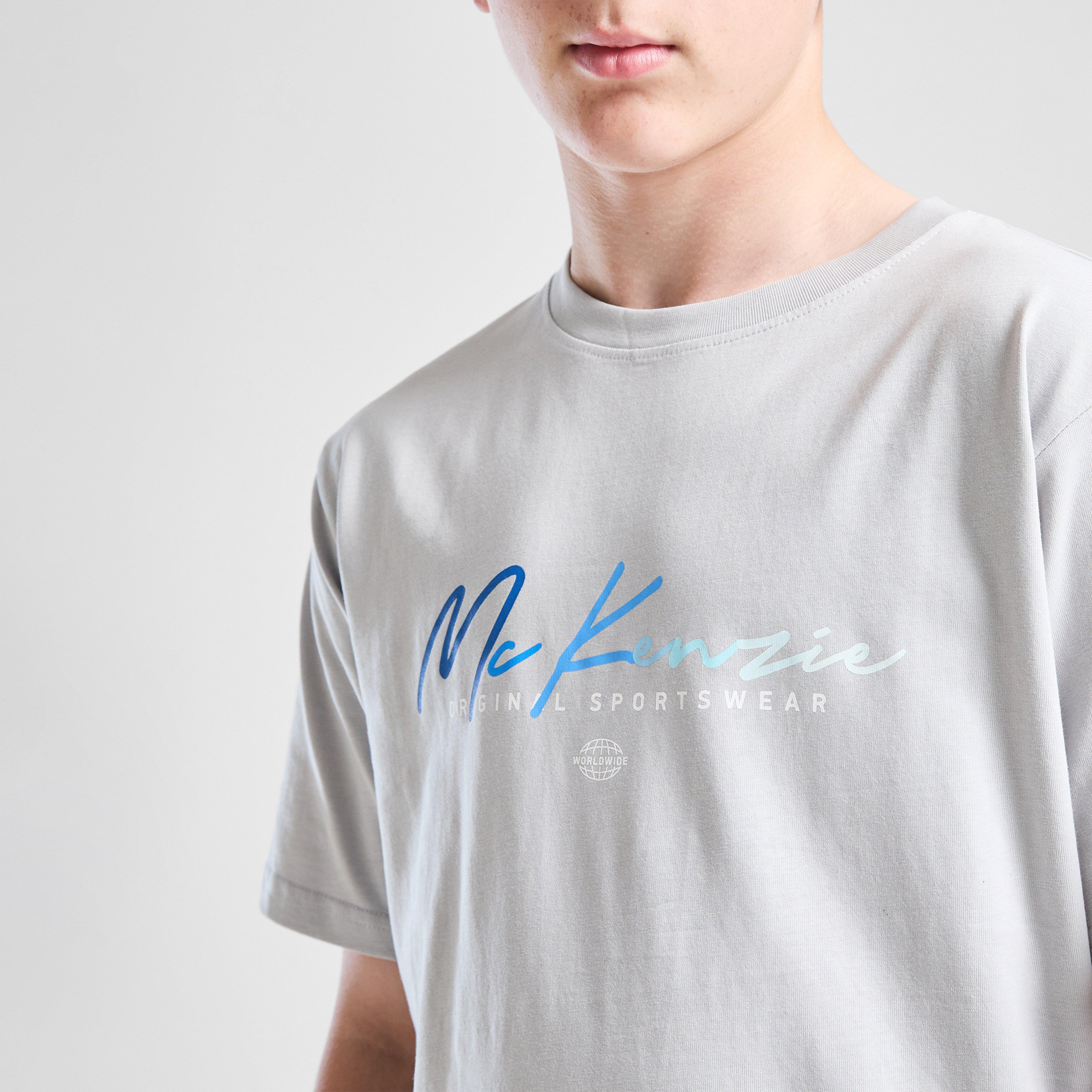 Gyerek póló MCKENZIE PÓLÓ SHADOWS TEE GRY-HIR