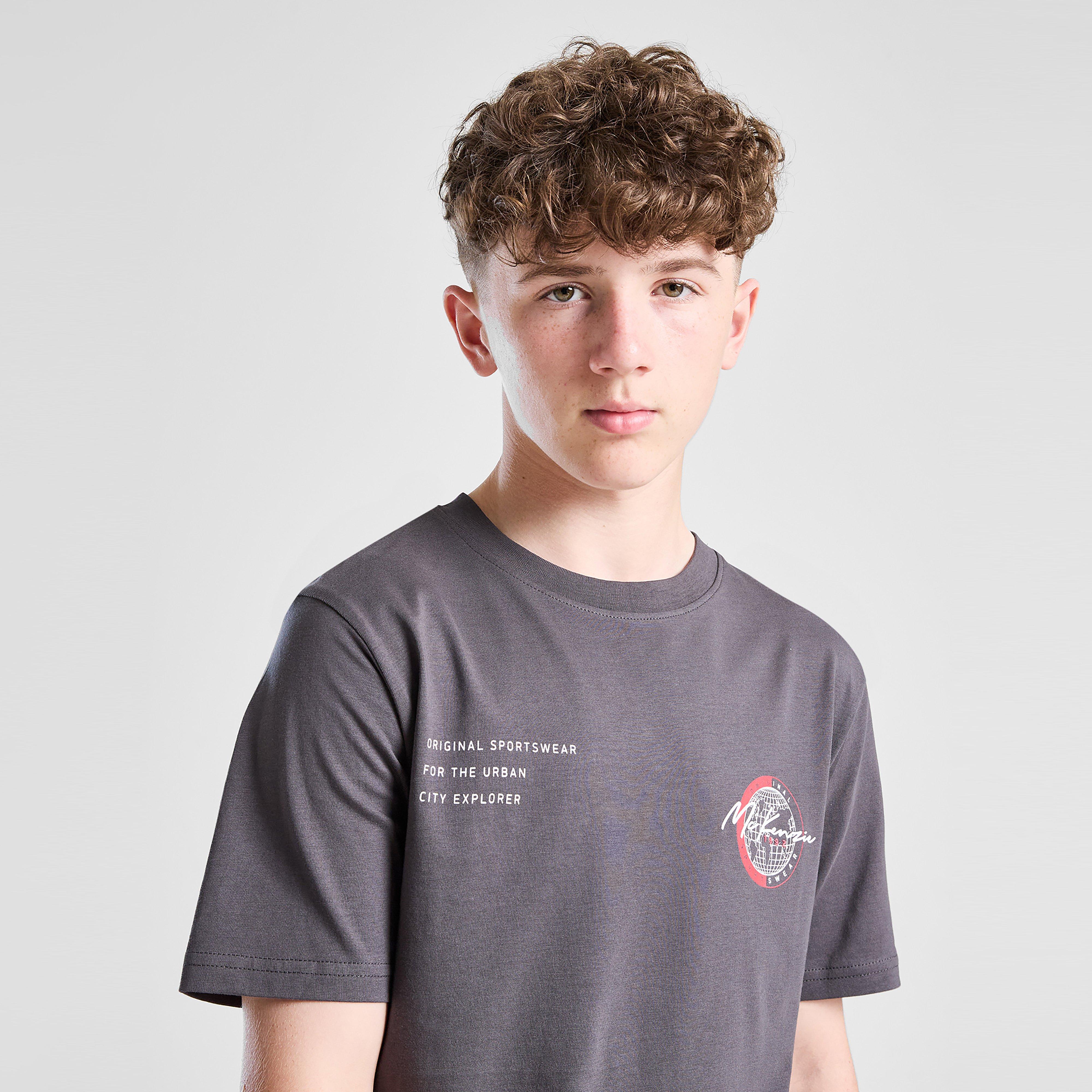 Gyerek póló MCKENZIE PÓLÓ TITANIUM TEE CHAR-APH