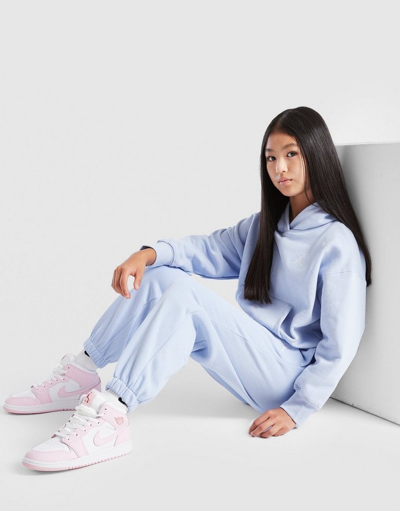 Detská mikina JORDAN MIKINA S KAPUCŇOU GBRKLYN ESS HOOD COBALT G 45F136-U8K Modrá