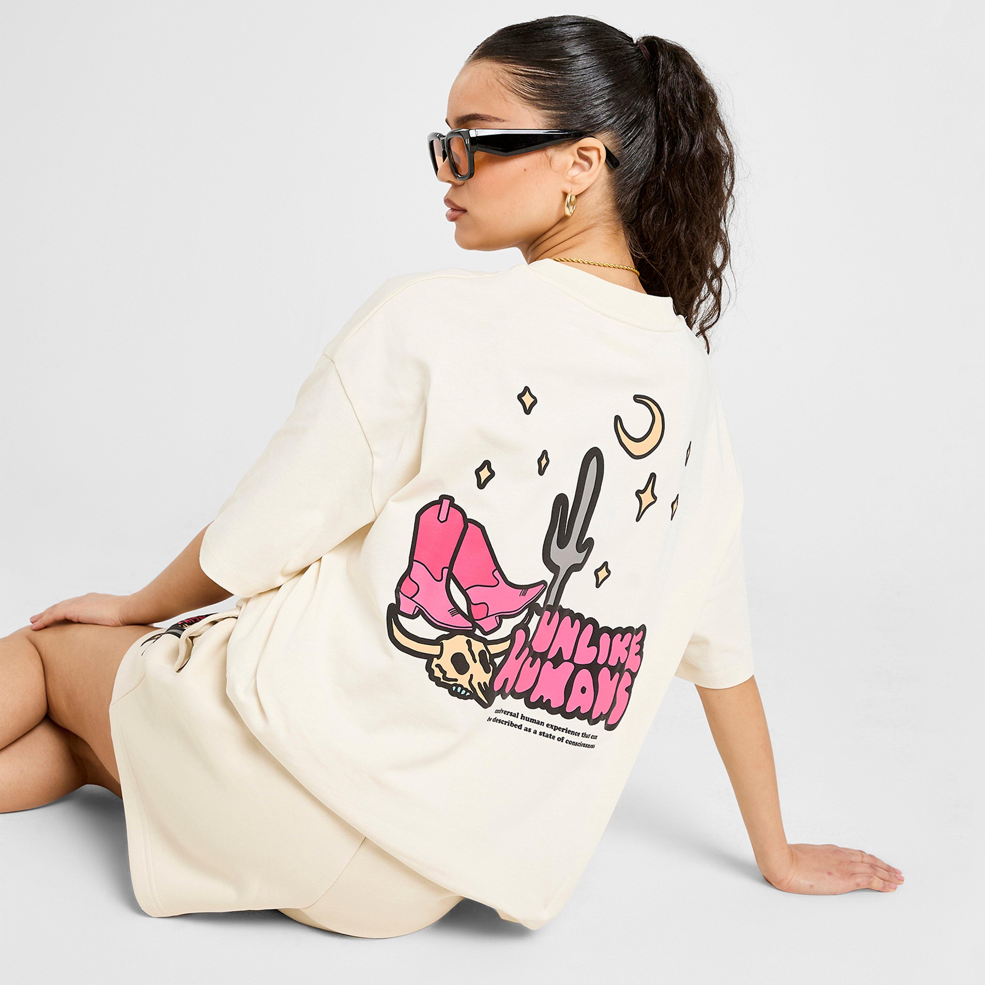 Koszulka, t-shirt damski UNLIKE HUMANS T-SHIRT CACTUS TSHT