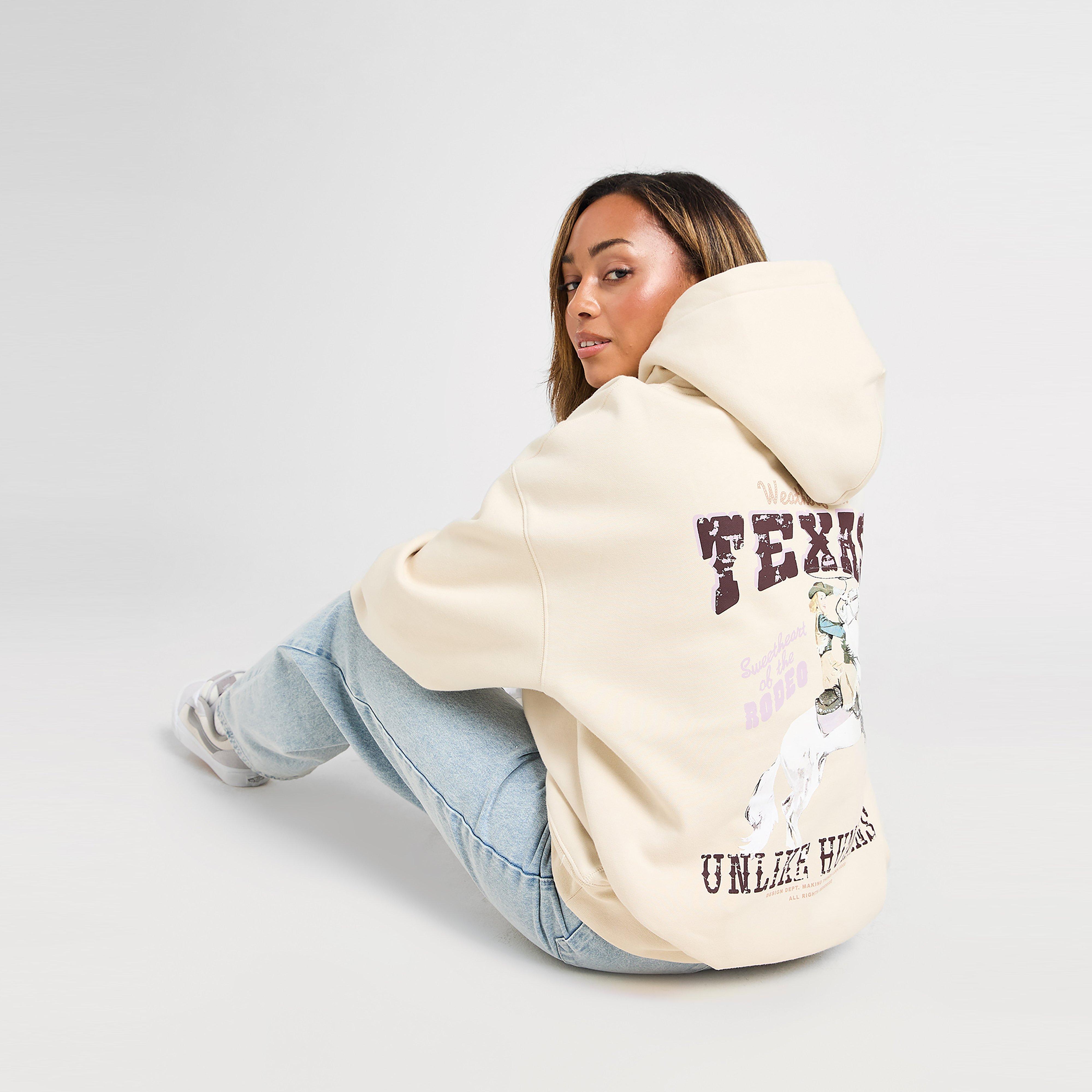 Bluză pentru femei UNLIKE HUMANS BLUZĂ CU GLUGĂ TEXAS HD