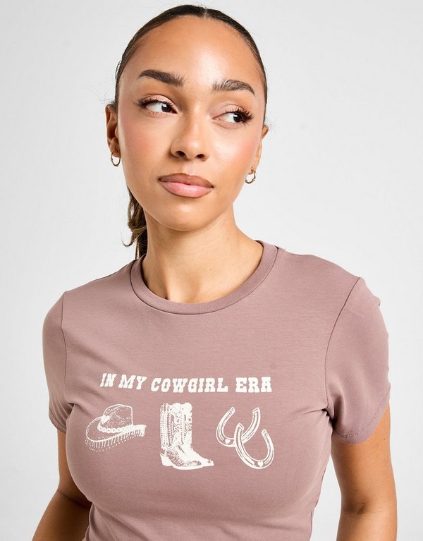 Unlike Humans Tričko Slim Cowgirl Era