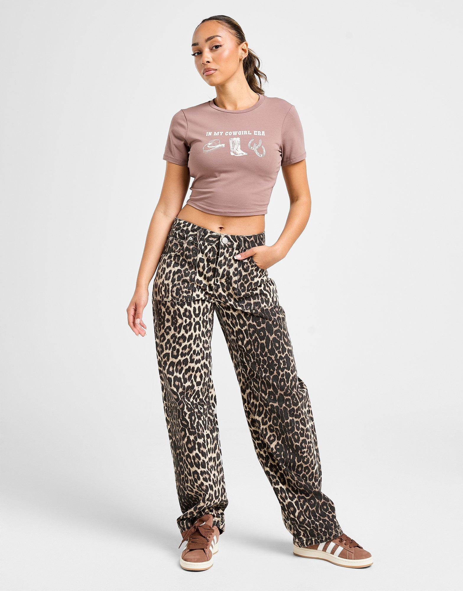 Дамска тениска UNLIKE HUMANS ТЕНИСКА ERA SLM TSHT ULHTW10263728 Кафяв