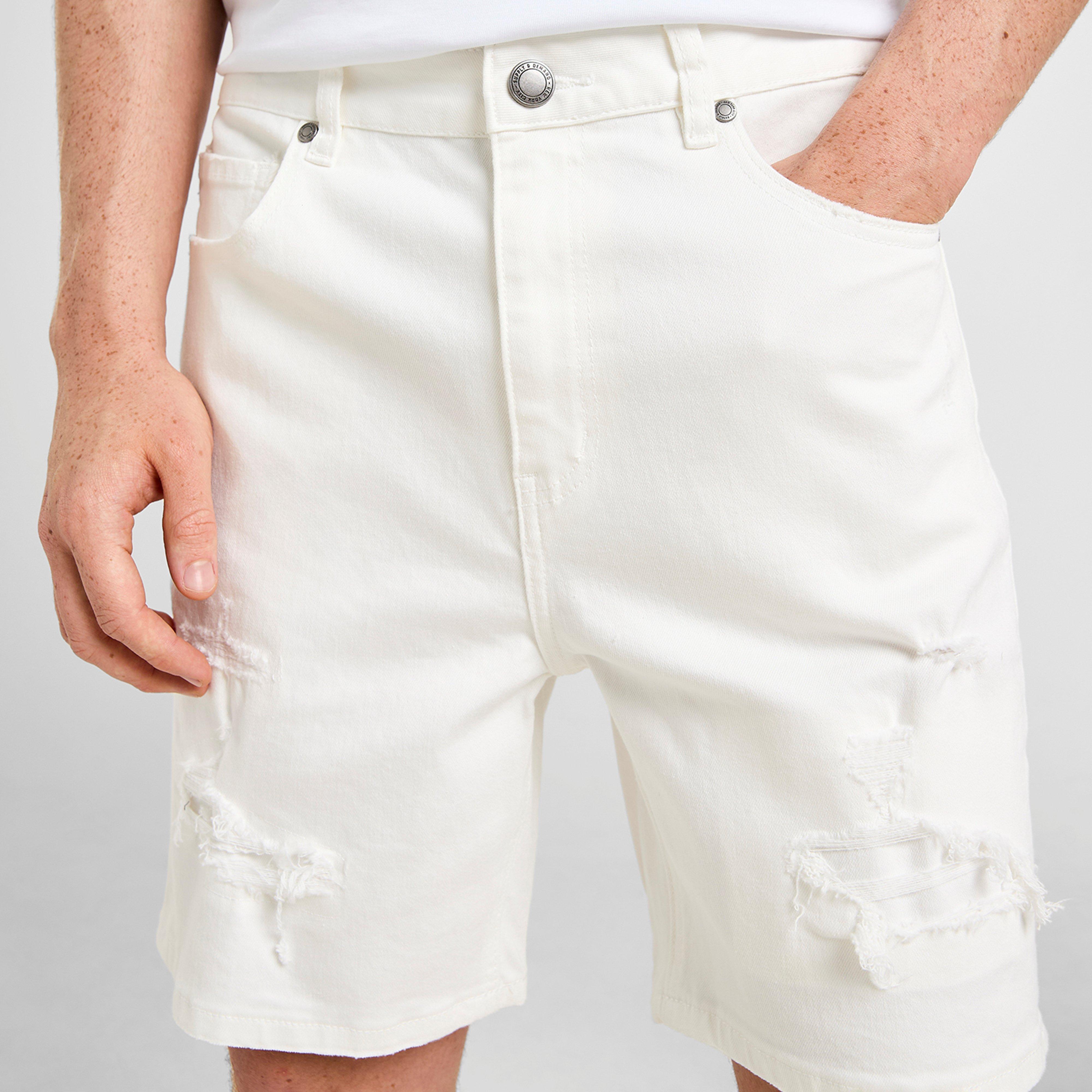 Pánske šortky SUPPLY&amp;DEMAND ŠORTKY  MILEA SHT WHT-WHT