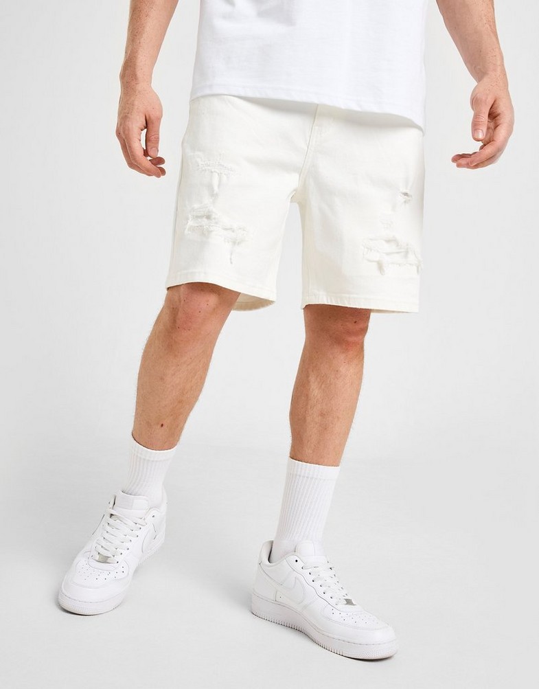 Pantaloni scurți pentru bărbați SUPPLY&DEMAND PANTALONI SCURȚI MILEA SHT WHT-WHT SUPTM17807010 Gri