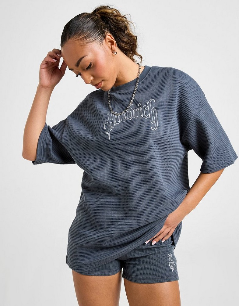 Tricou pentru femei HOODRICH TRICOU STELLAR WAFFLE - OVERSIZED HW02250254 Gri