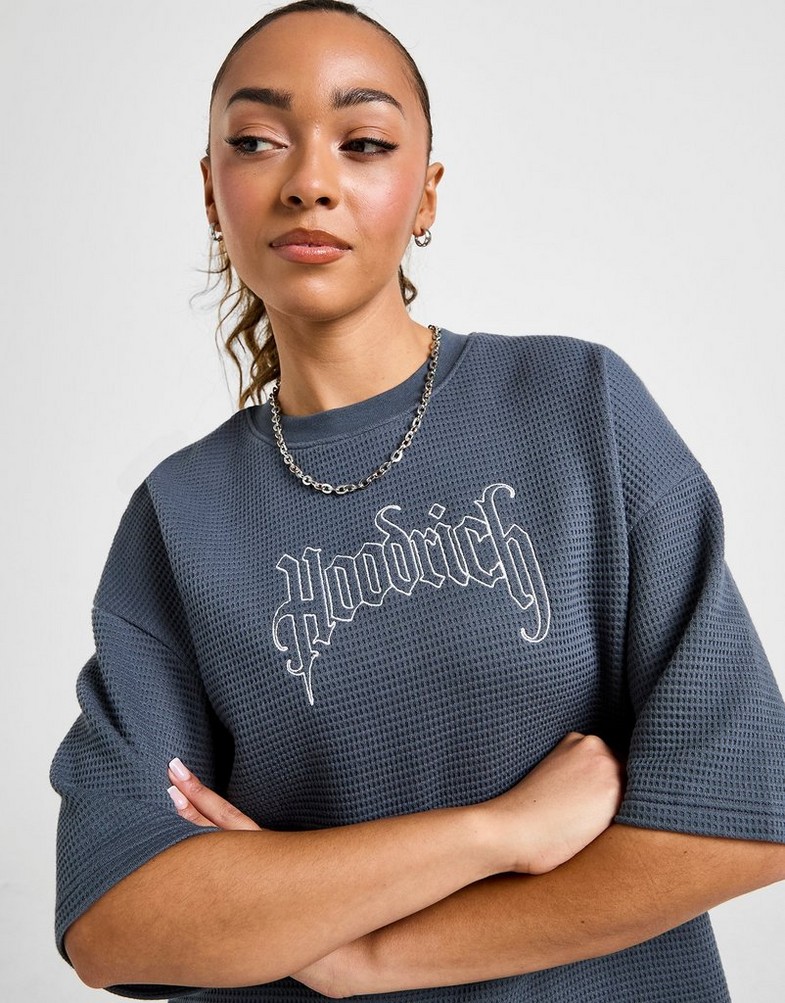 Tricou pentru femei HOODRICH TRICOU STELLAR WAFFLE - OVERSIZED HW02250254 Gri