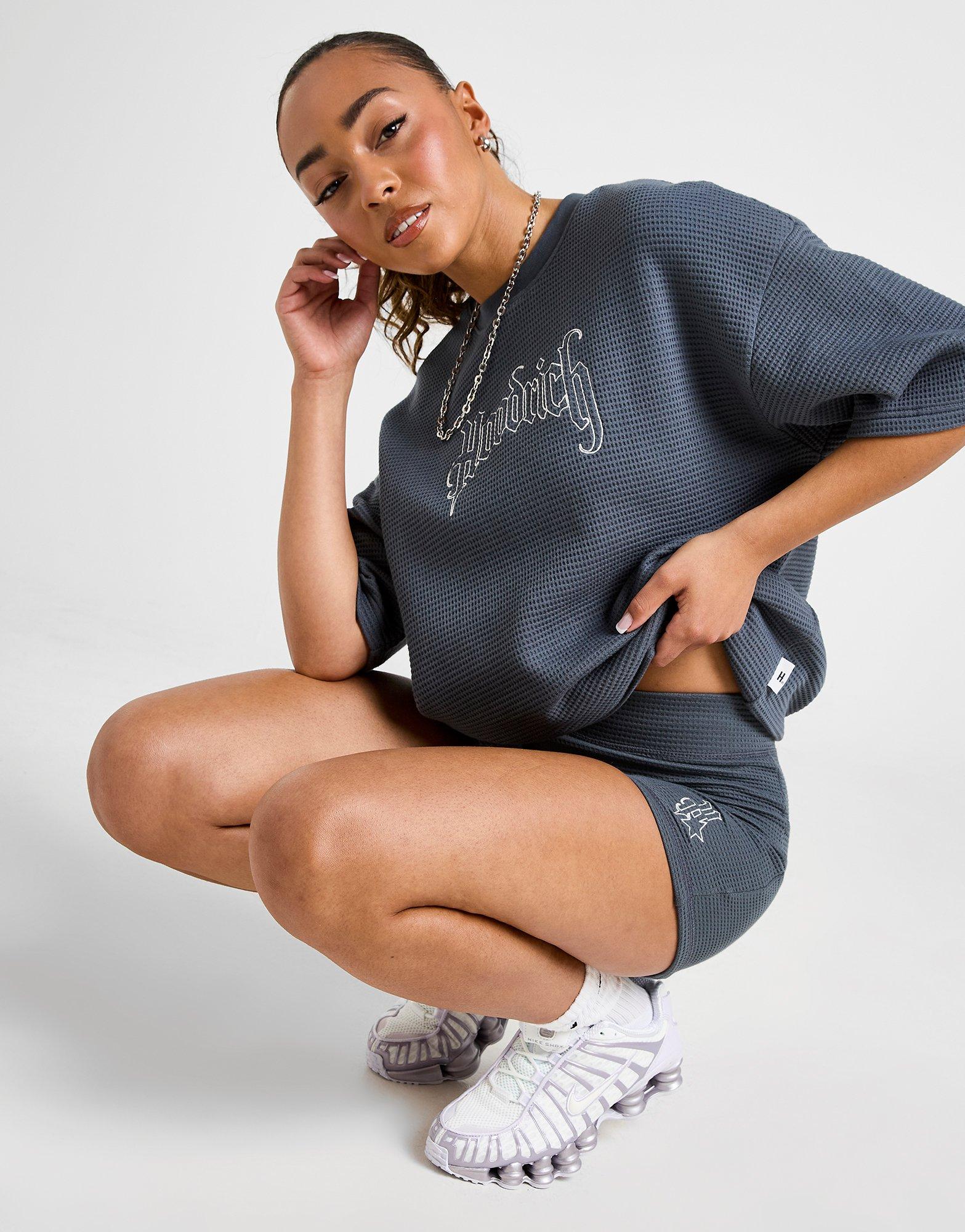 Koszulka, t-shirt damski HOODRICH T-SHIRT STELLAR WAFFLE - OVERSIZED HW02250254 Szary