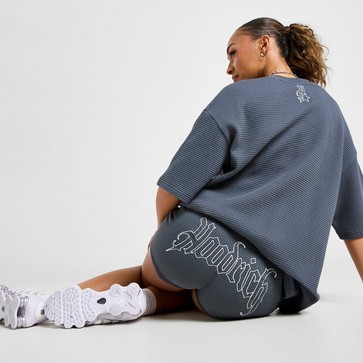 Pantaloni scurți pentru femei HOODRICH PANTALONI SCURȚI $STELLAR   WAFFLE CYC SHT D'GRY