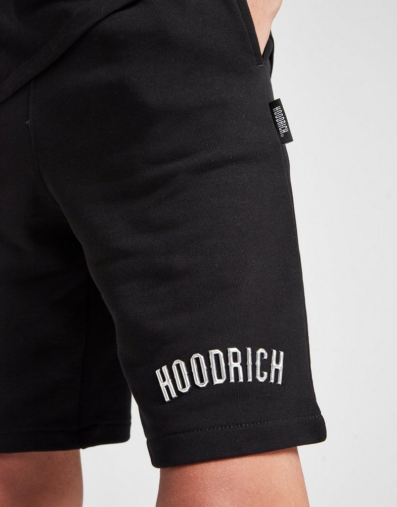 Pantaloni scurți pentru copii HOODRICH PANTALONI SCURȚI CHROME SHRT BLK HJ 0225 0092 Negru
