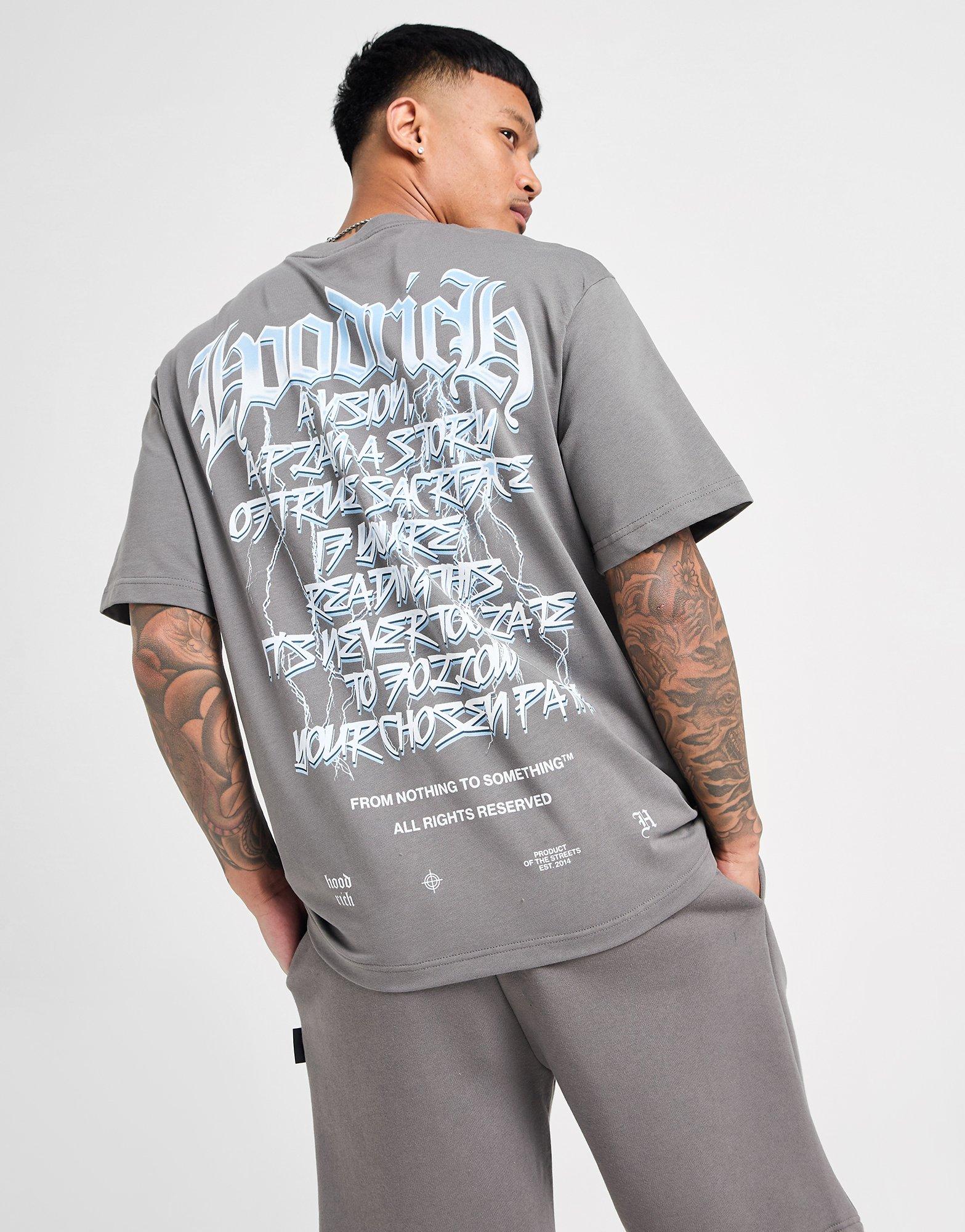 Чоловічі футболки HOODRICH ФУТБОЛКА TORNADO HR02250190 Сірий