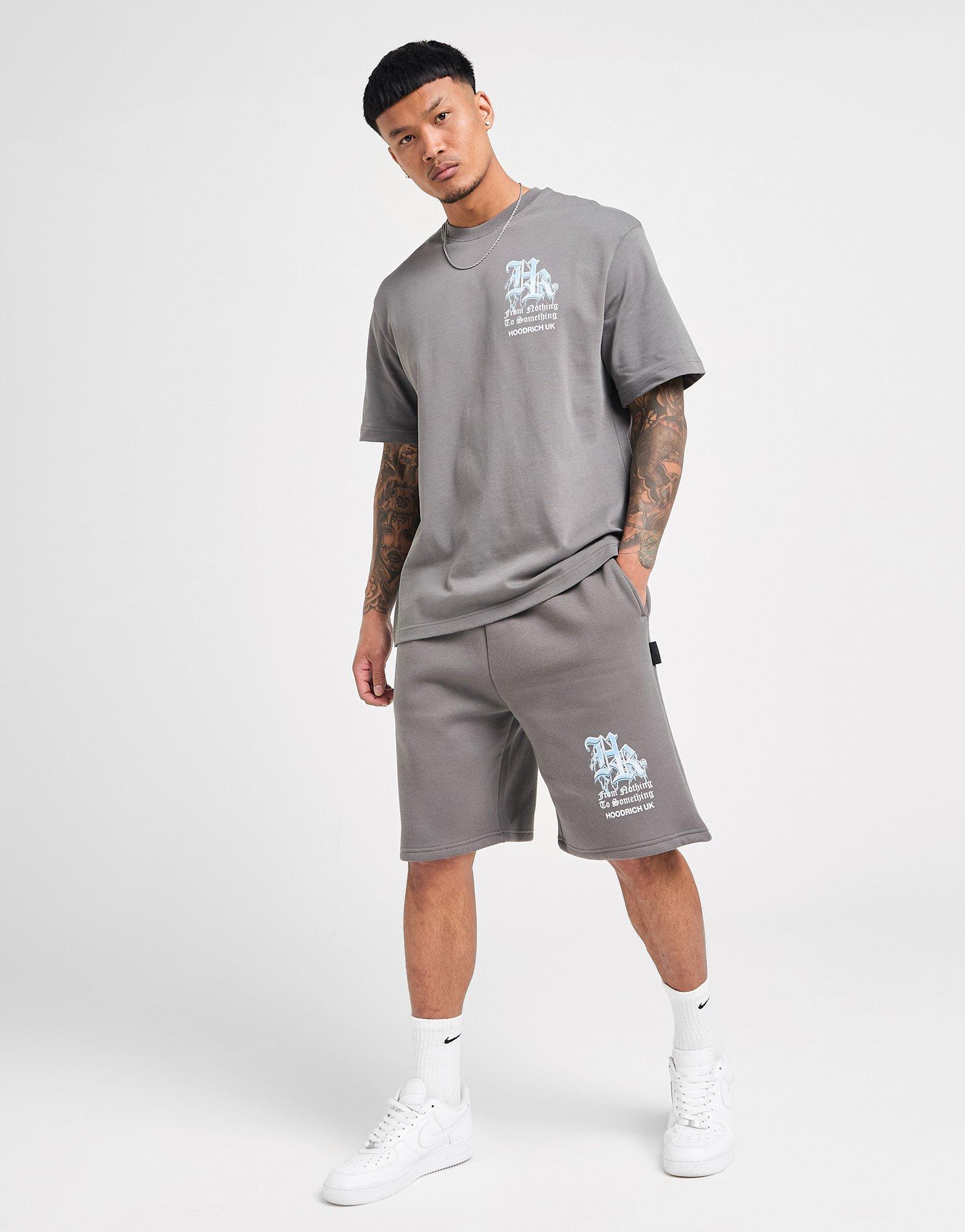 Krótkie spodenki, szorty męskie HOODRICH SZORTY TORNADO HR02250191 Szary