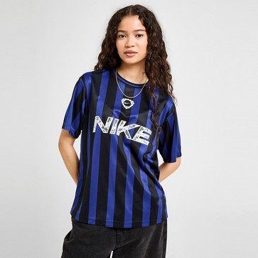 Tricou pentru femei NIKE TRICOU FTB STRPE OS JRSY BLU/BLK