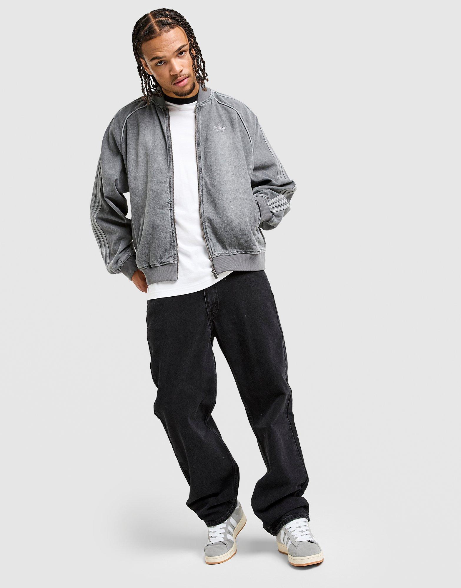 Vyriškas džemperis ADIDAS DŽEMPERIS UŽSEGAMAS SST TT JW5915 Pilka