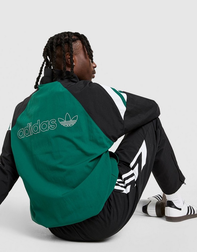 Bluza męska ADIDAS BLUZA ROZPINANA TRACK TOP JX3053 Zielony