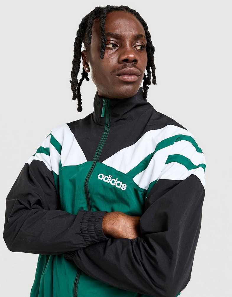 Bluza męska ADIDAS BLUZA ROZPINANA TRACK TOP JX3053 Zielony