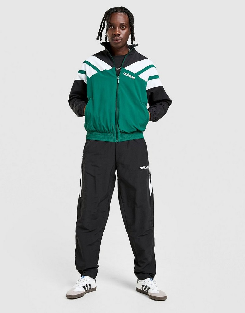 Bluza męska ADIDAS BLUZA ROZPINANA TRACK TOP JX3053 Zielony