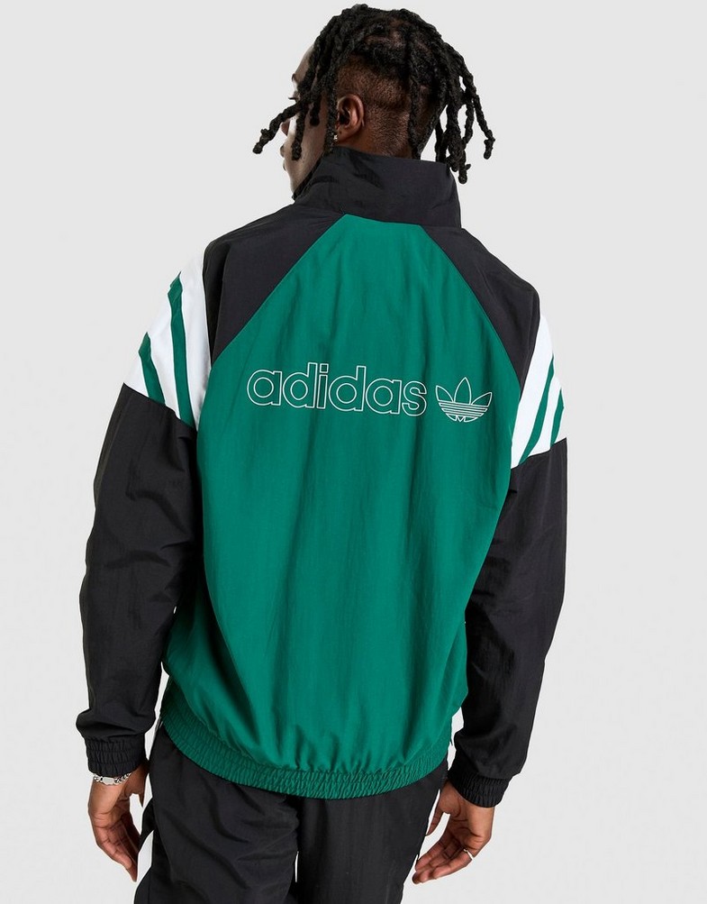 Bluza męska ADIDAS BLUZA ROZPINANA TRACK TOP JX3053 Zielony