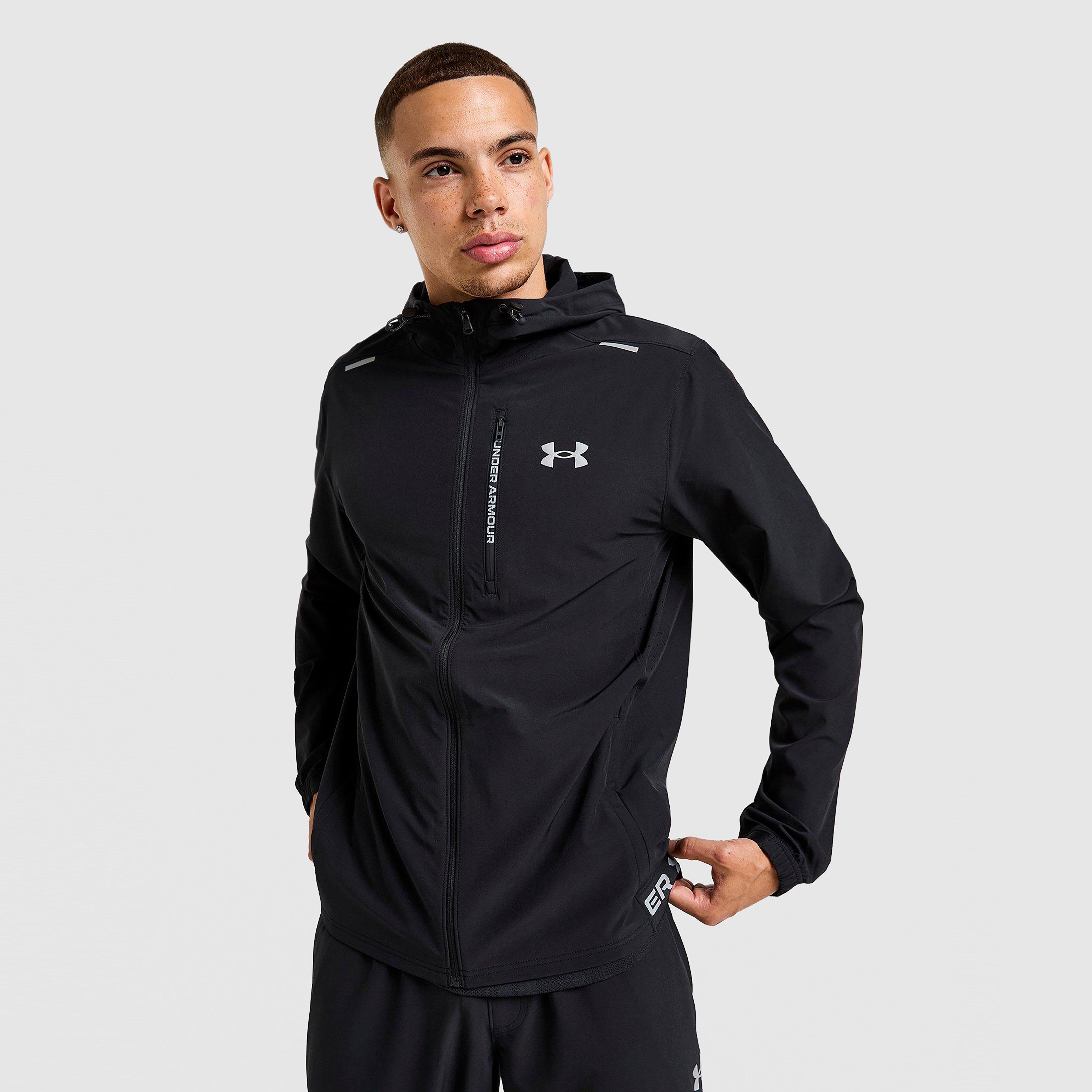 Férfi pulóverek UNDER ARMOUR PULÓVER KAPUCNIS VANISH PERF JKT BK