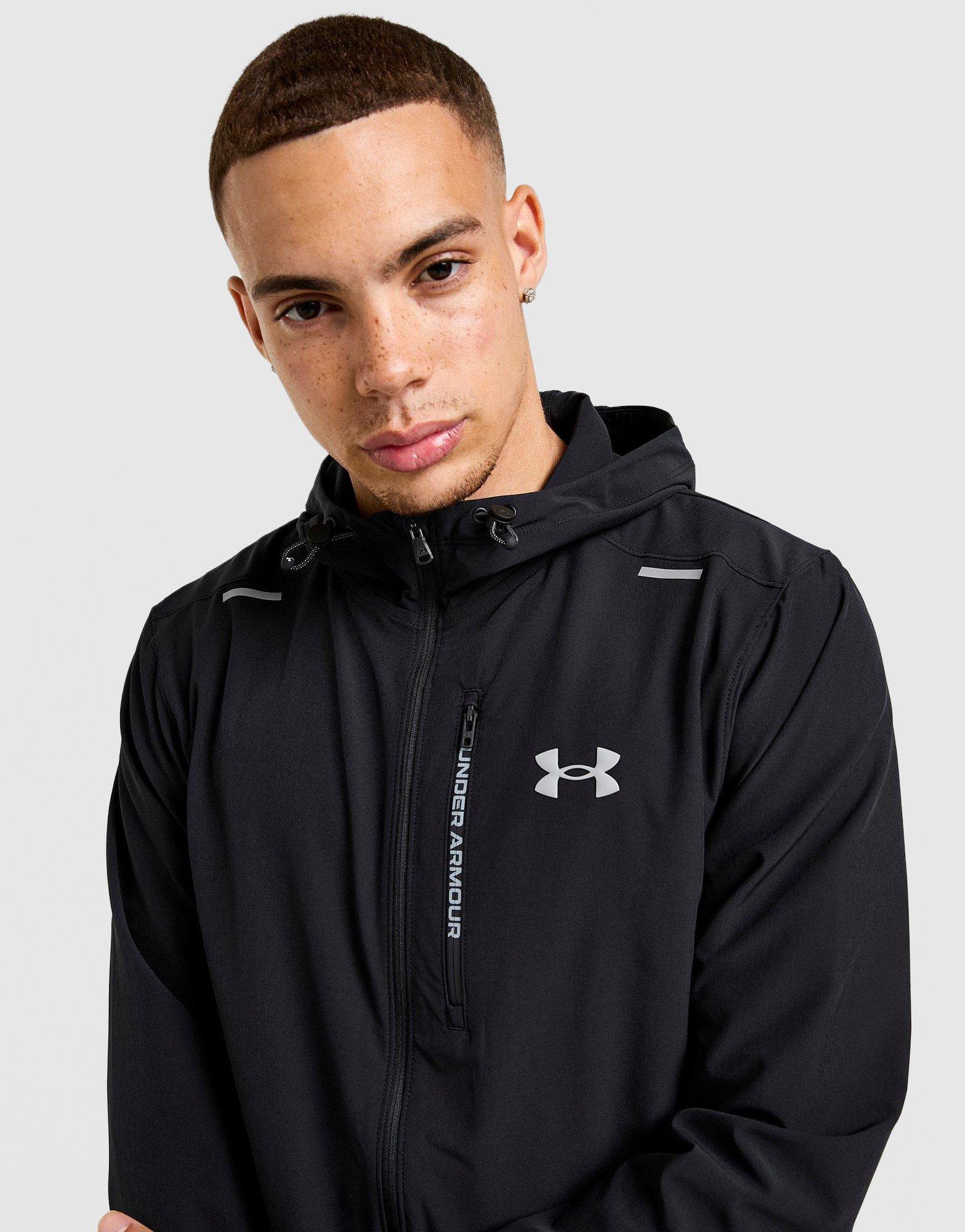 Férfi pulóverek UNDER ARMOUR PULÓVER KAPUCNIS VANISH PERF JKT BK 6007949-001 Fekete