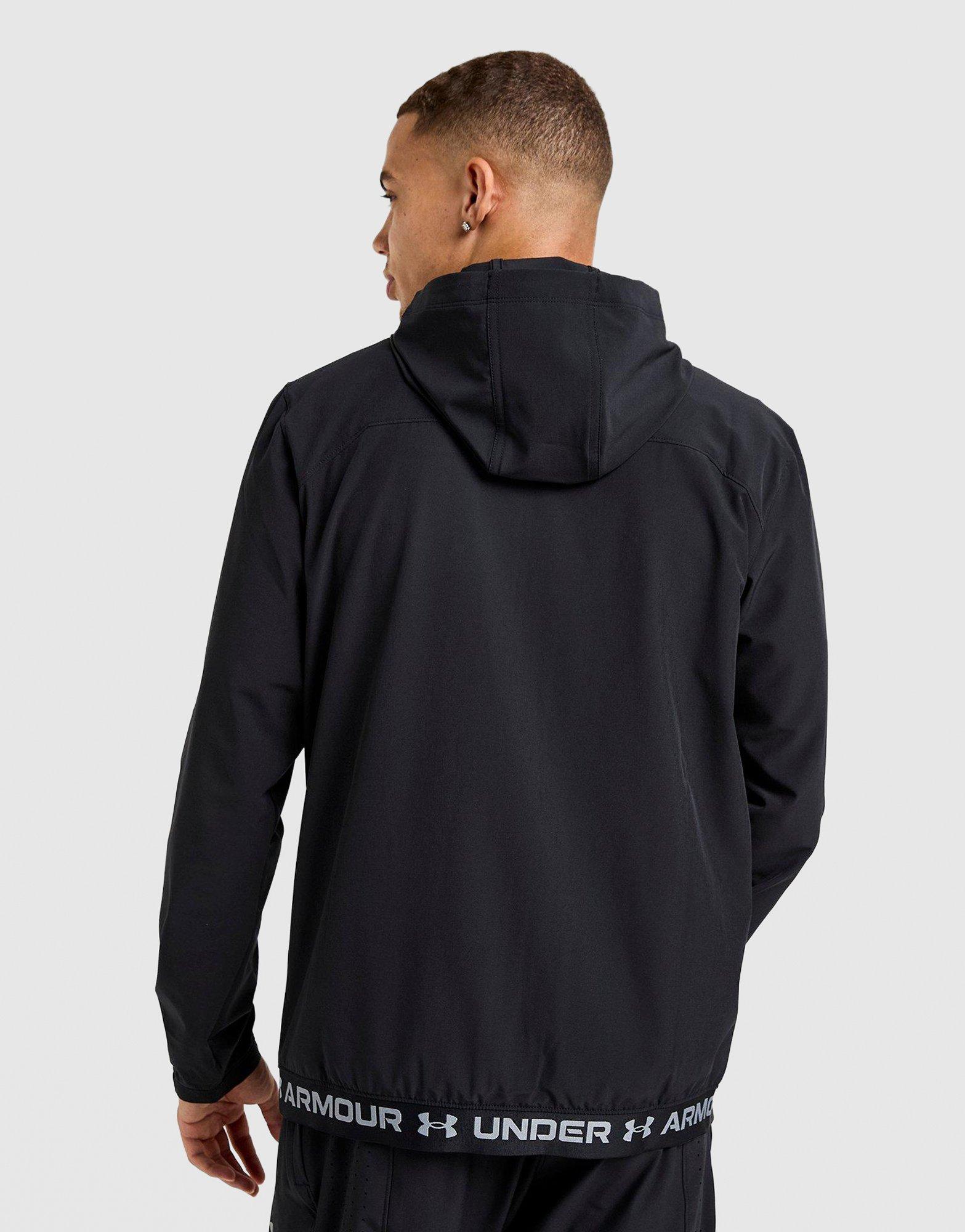 Férfi pulóverek UNDER ARMOUR PULÓVER KAPUCNIS VANISH PERF JKT BK 6007949-001 Fekete