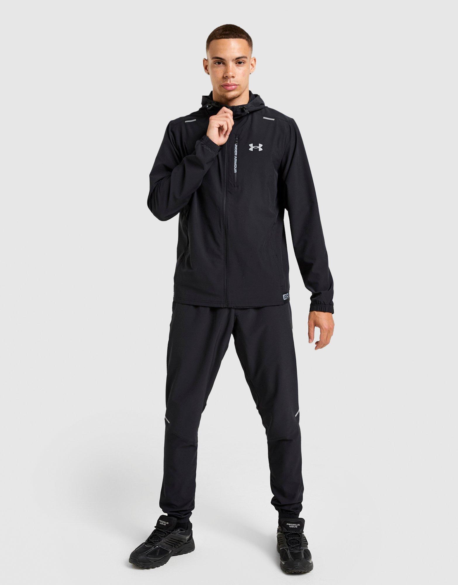 Férfi pulóverek UNDER ARMOUR PULÓVER KAPUCNIS VANISH PERF JKT BK 6007949-001 Fekete