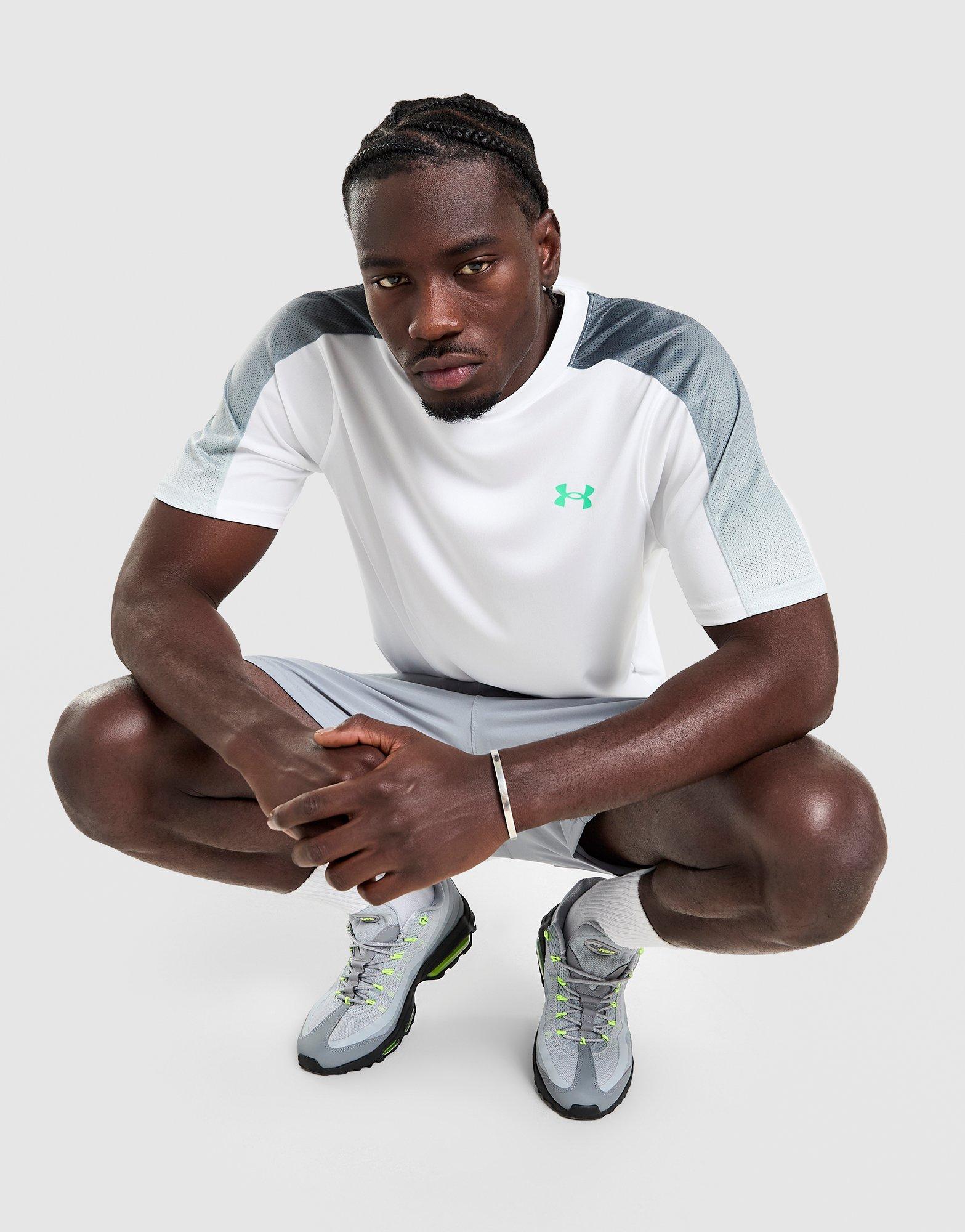Under Armour T-Shirt Tech Fade T Wht/grn