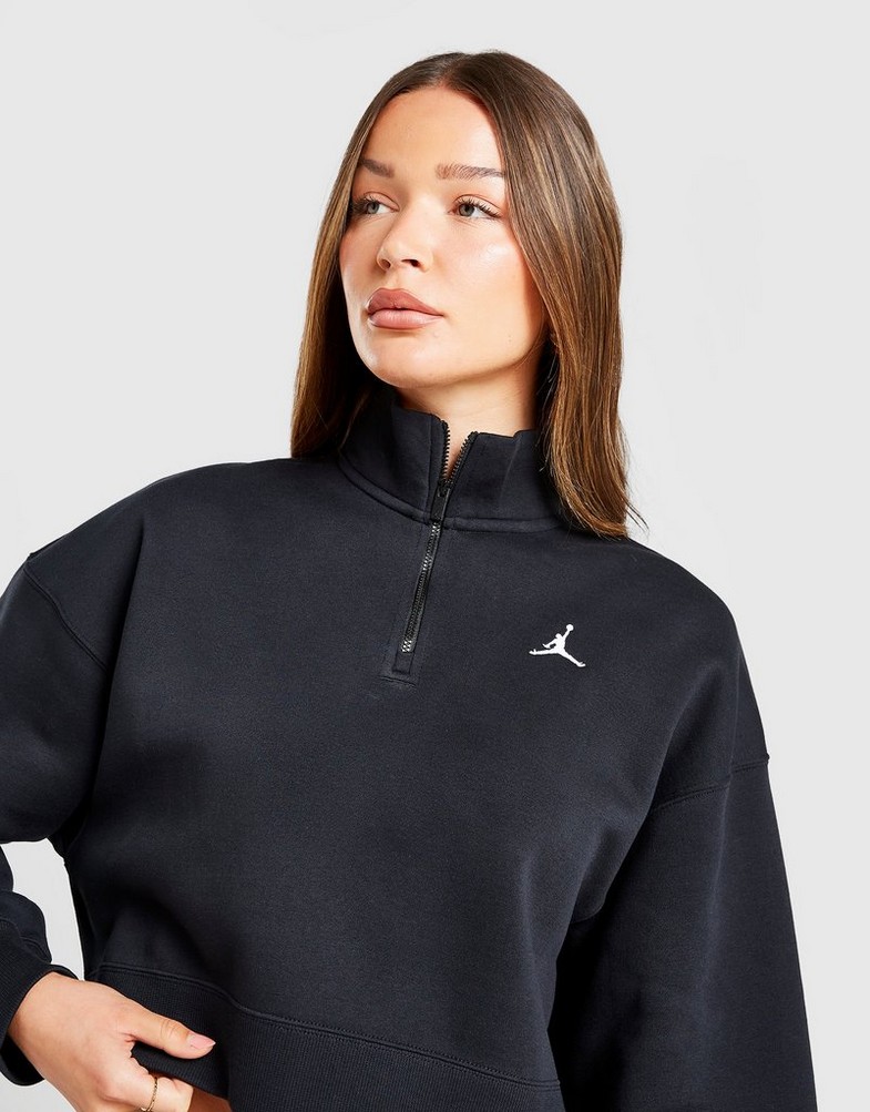 Bluză pentru femei JORDAN BLUZĂ W J BRK FLC QZ TOP IH2391-010 Negru