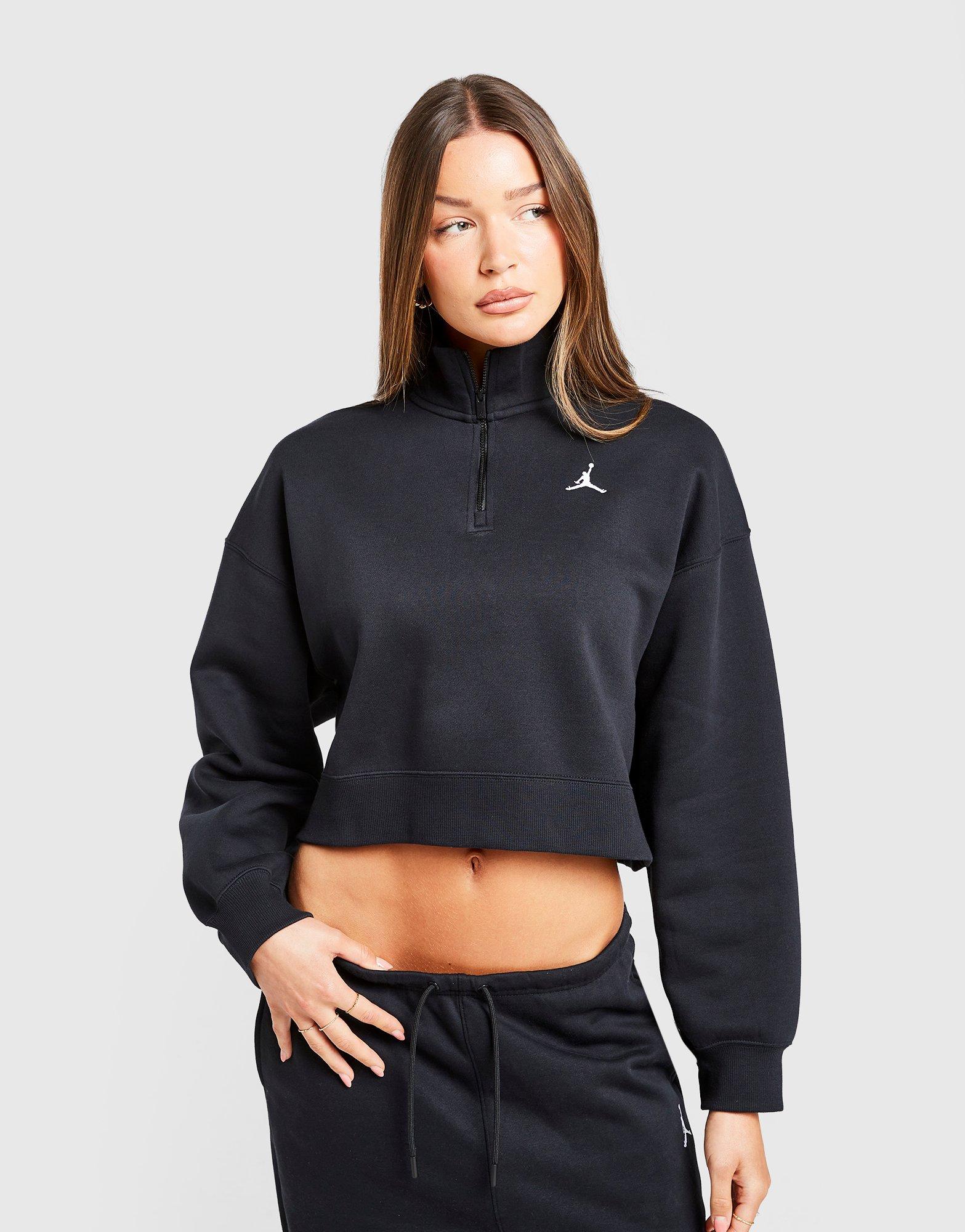 Dámska mikina JORDAN MIKINA W J BRK FLC QZ TOP IH2391-010 Čierna