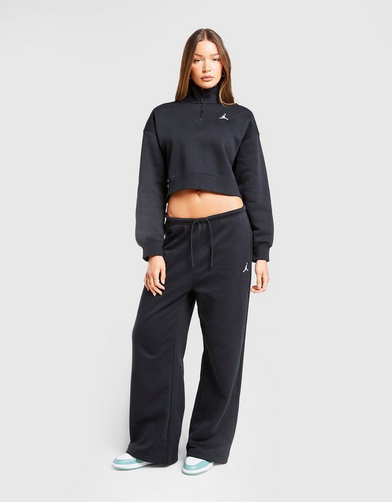 Bluză pentru femei JORDAN BLUZĂ W J BRK FLC QZ TOP IH2391-010 Negru